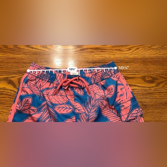 Sovereign Code Joyride Boys size 7 swim trunks shorts lined Sultan/Blue - Picture 2 of 10